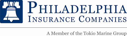 Logo of a company called "Philadelphia Insurance Companies - A Member of the Tokio Marine Group" - first priority insurance